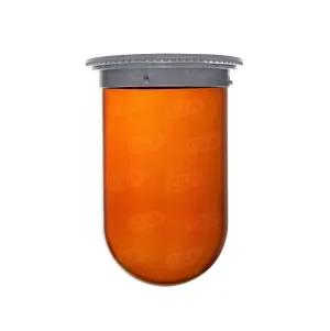 1000mL Amber Glass Apex Easi-Lock Vessel, Hanson Vision compatible