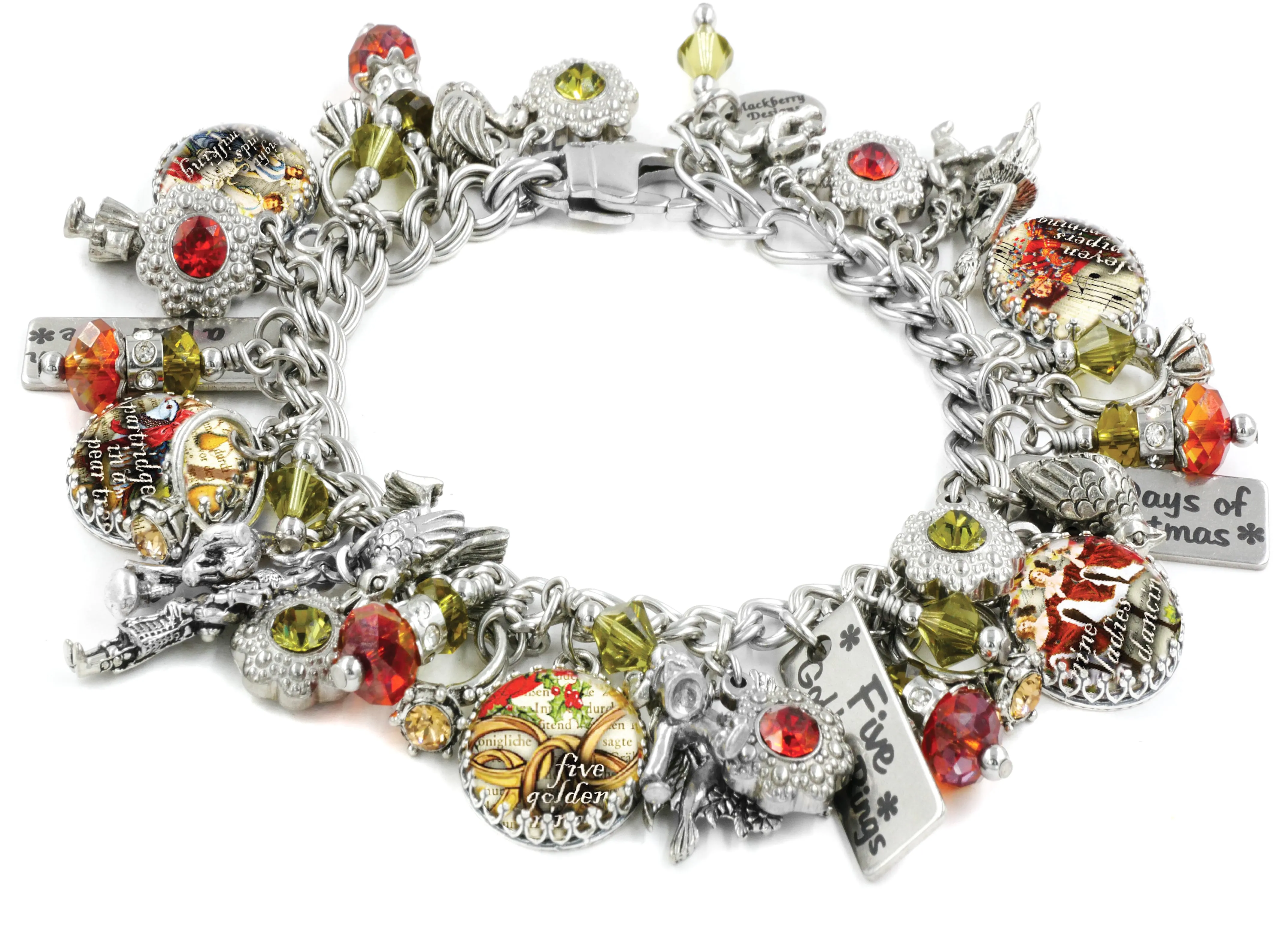 12 Days of Christmas Charm Bracelet
