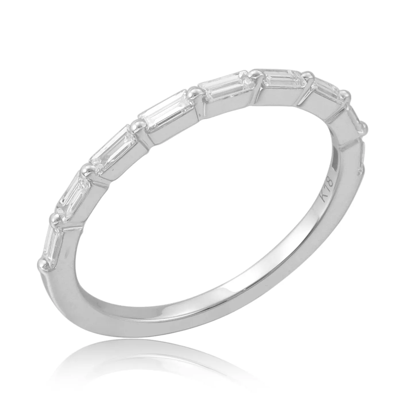 14k Gold & Baguette Diamond Ring - 0.28ct