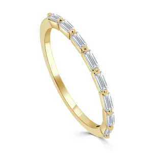 14k Gold & Baguette Diamond Ring - 0.28ct