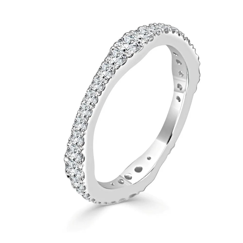 14k Gold & Diamond Eternity Ring - 0.74ct