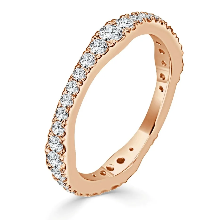 14k Gold & Diamond Eternity Ring - 0.74ct