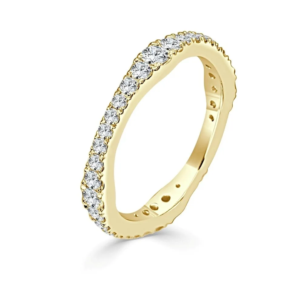 14k Gold & Diamond Eternity Ring - 0.74ct