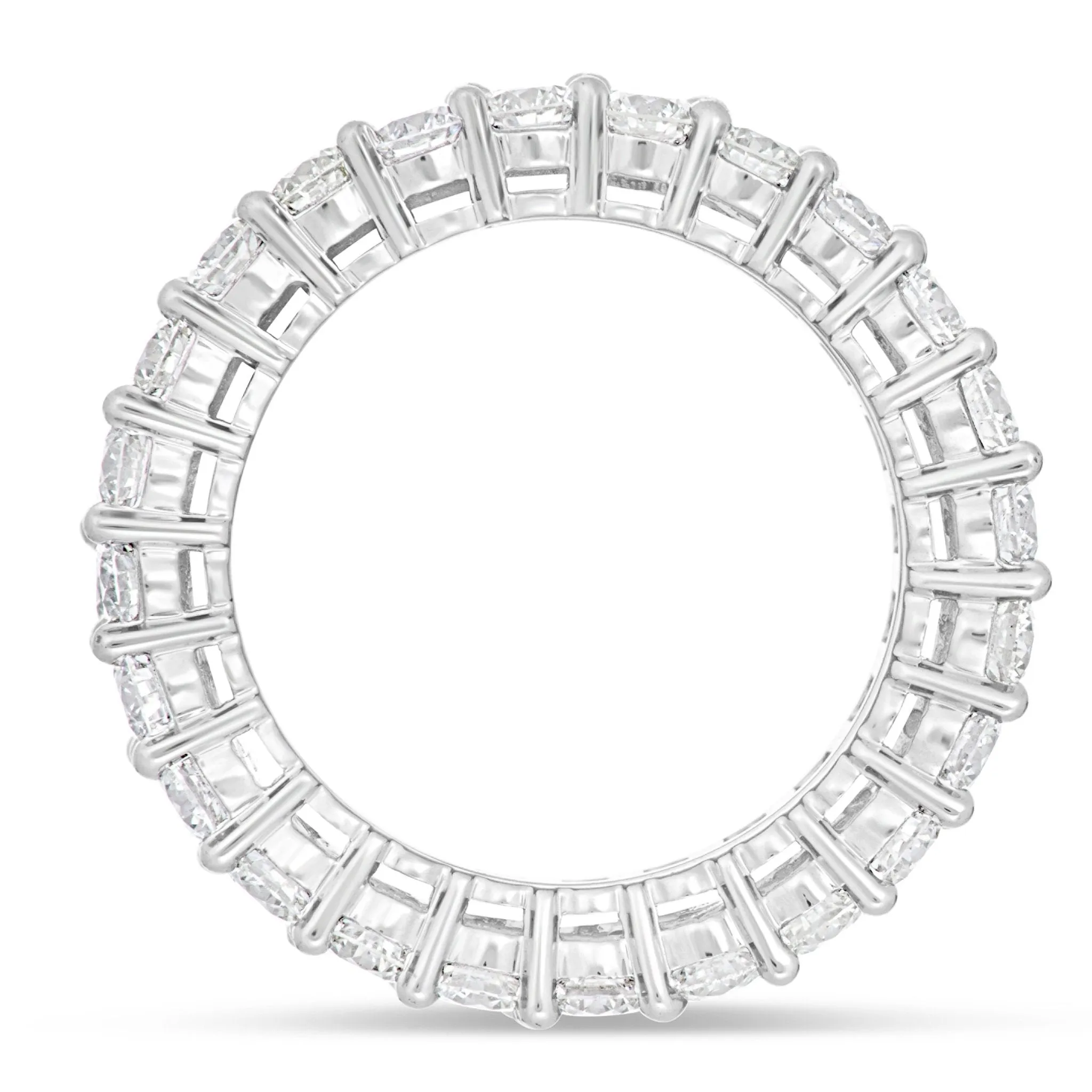 18K White Gold 7.45ct Diamond Baguette Eternity Ring
