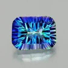 3x5MM OCTAGON  BLUE MYSTIC TOPAZ   LOOSE GEMSTONE