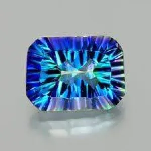 3x5MM OCTAGON  BLUE MYSTIC TOPAZ   LOOSE GEMSTONE