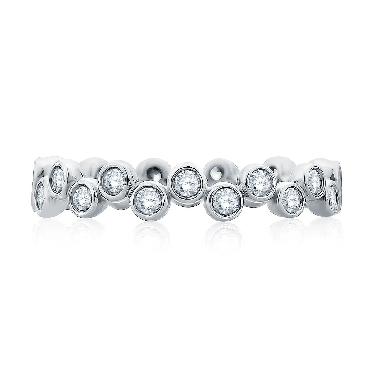 A.Jaffe Stackable Rings Modern A.JAFFE Bubble Diamond Band WR0842/47