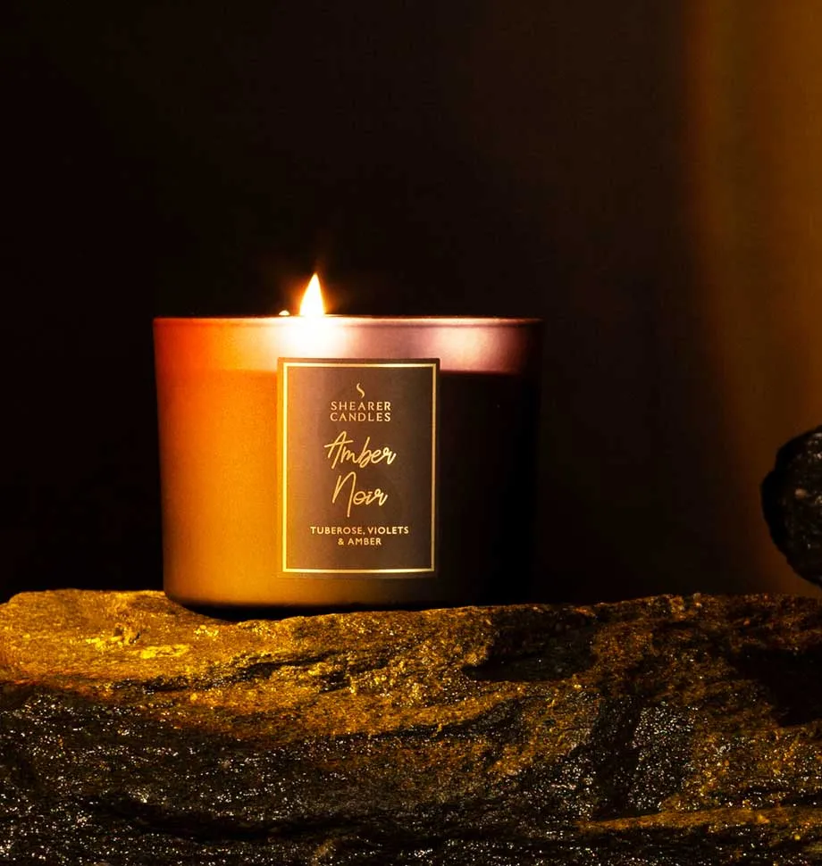Amber Noir Multiwick Candle