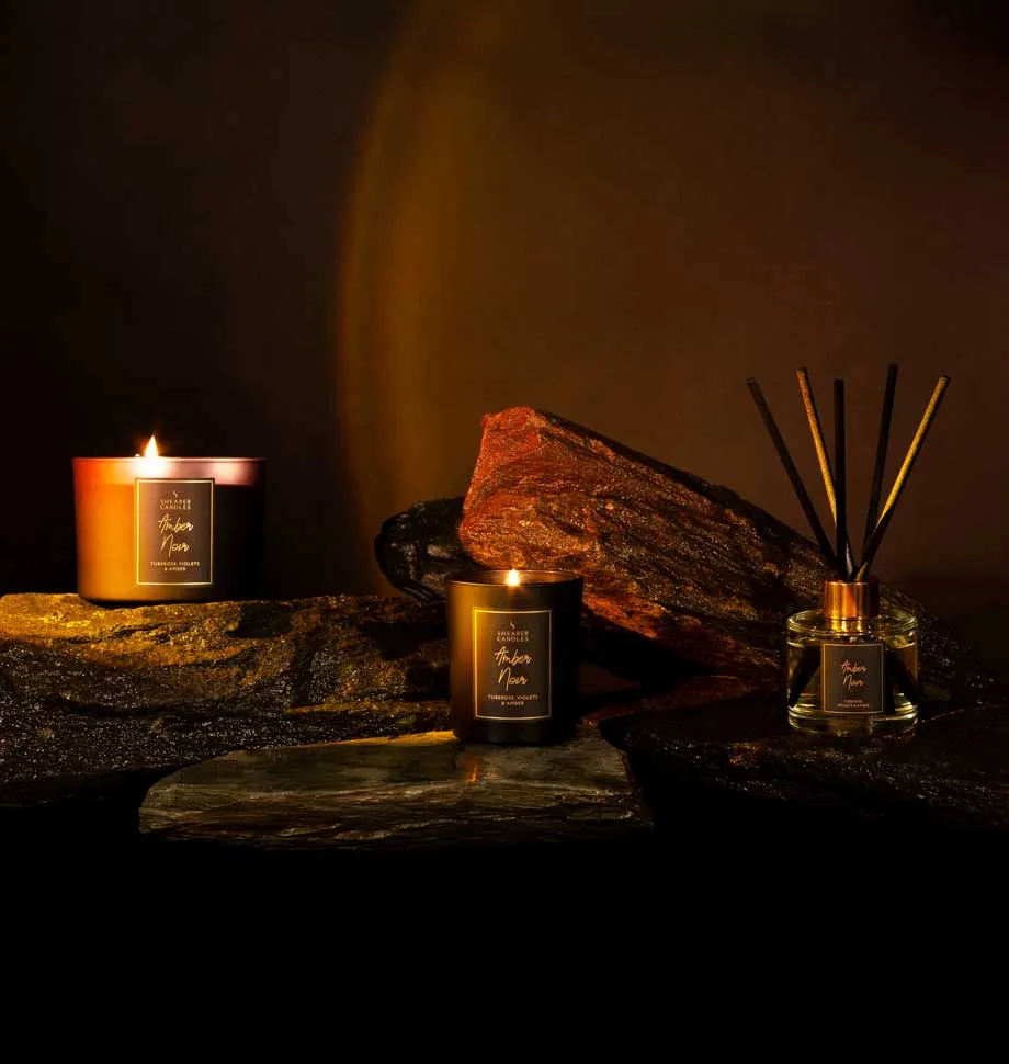 Amber Noir Multiwick Candle