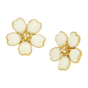 Antonia Large Flower Earrings