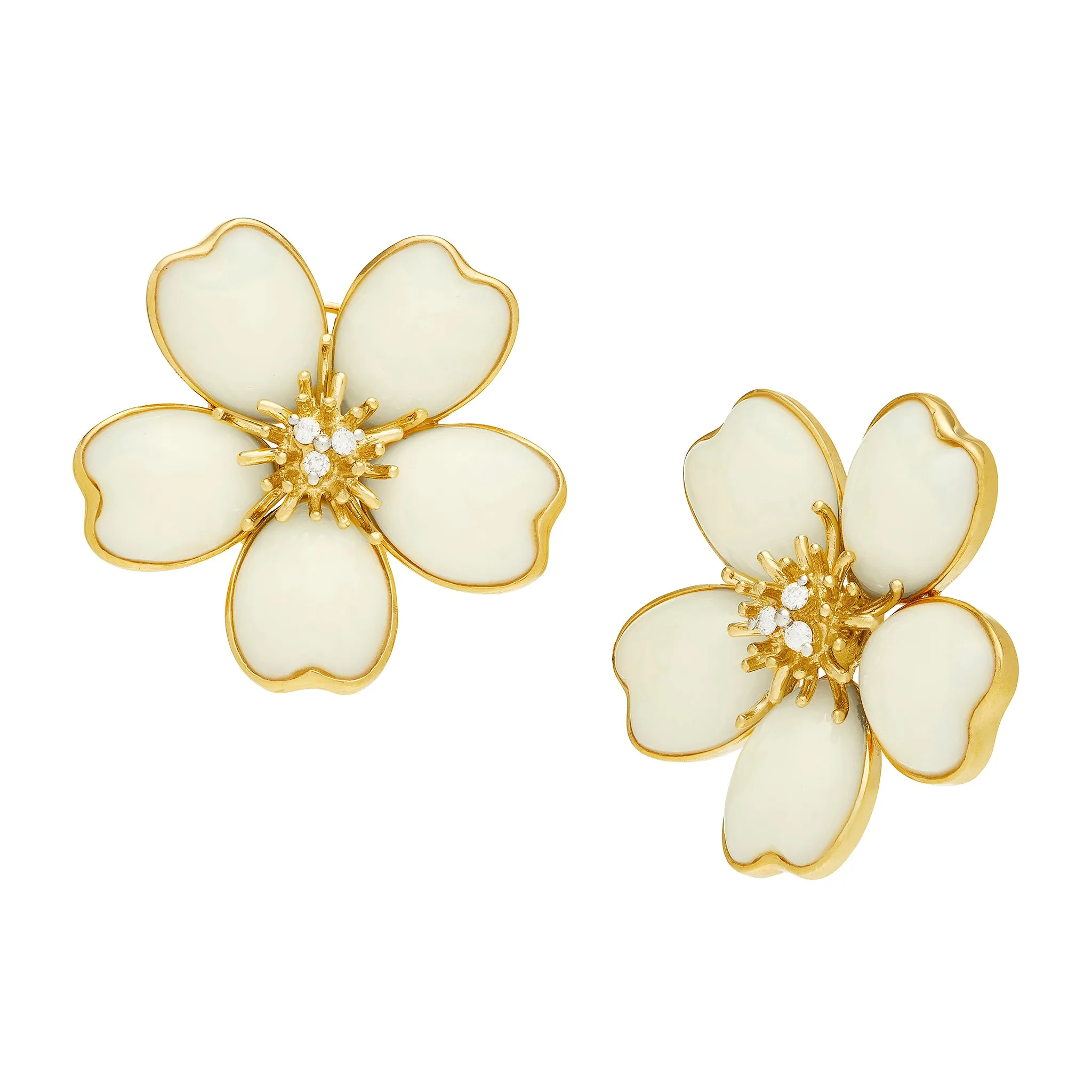 Antonia Large Flower Earrings