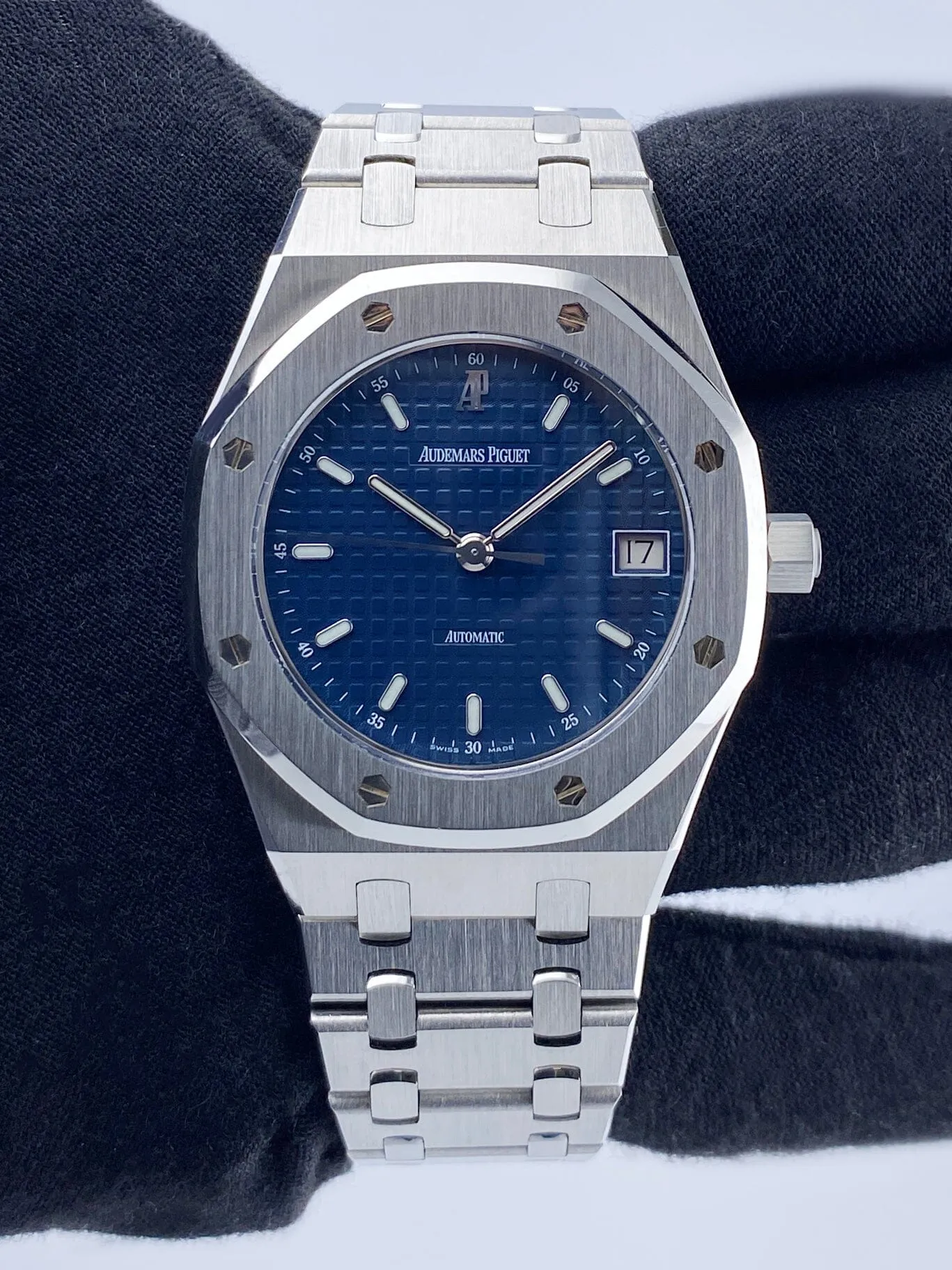 Audemars Piguet Royal Oak 14790ST Blue Dial Mens Watch