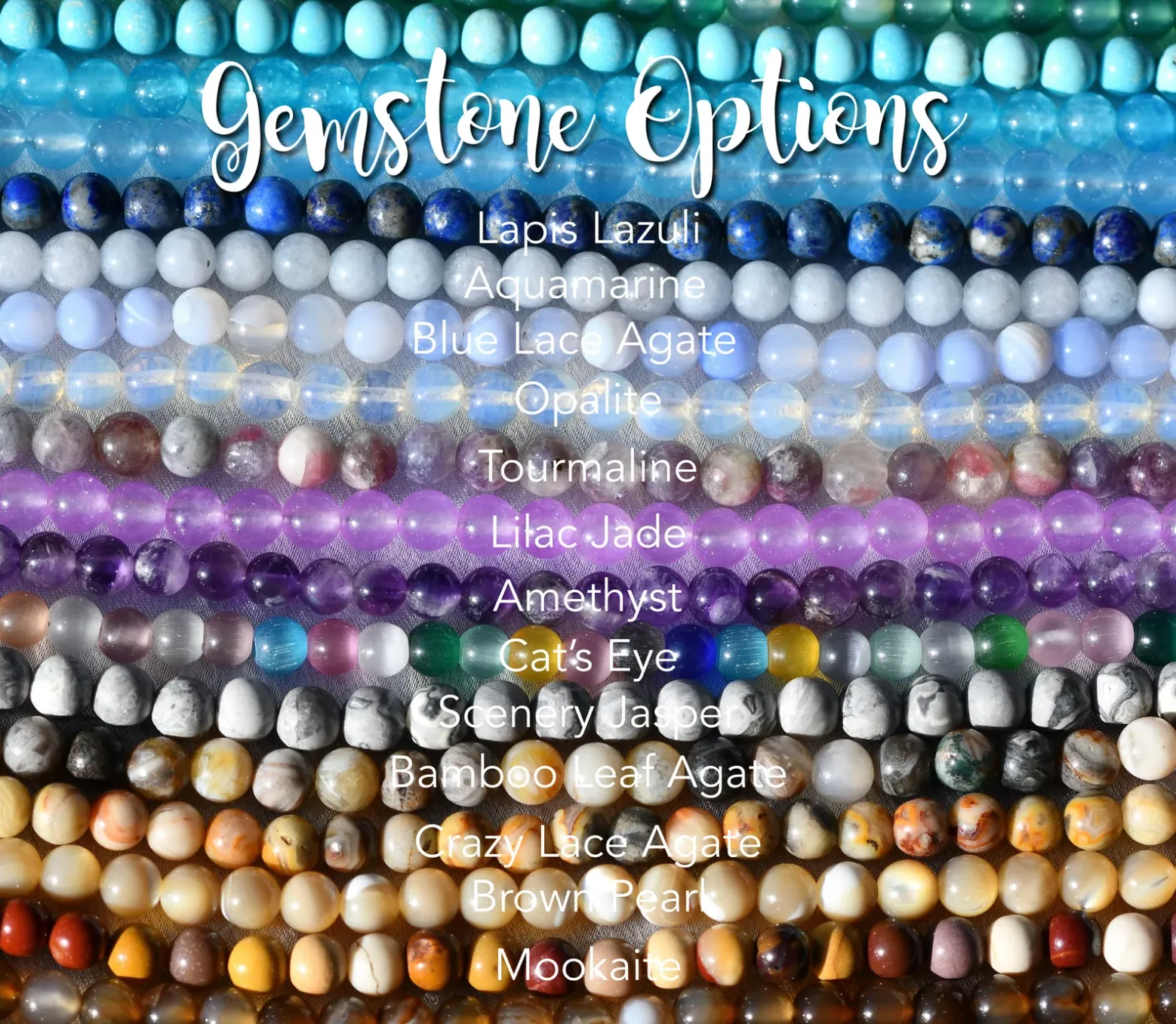 Beaded Gemstone Bracelet/Anklet