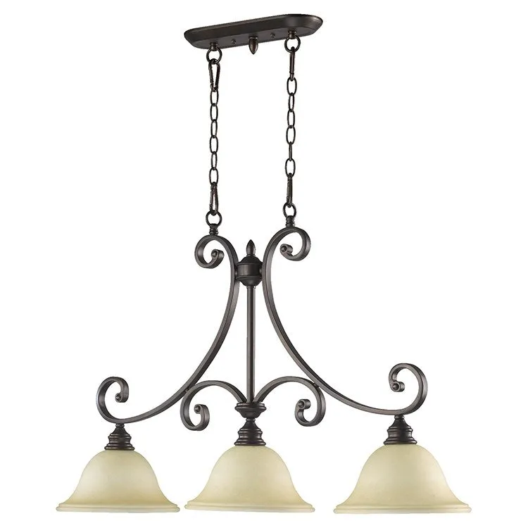Bryant Three-Light Island Chandelier