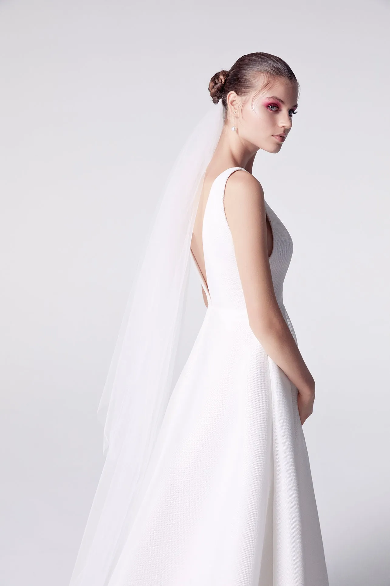 Circular Double Tier Veil (Full Width)
