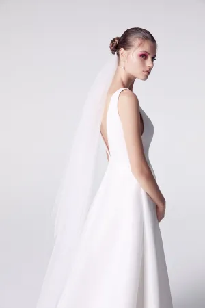 Circular Double Tier Veil (Full Width)