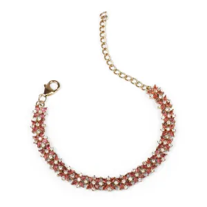Cubic Zirconia Celeste Bracelet in Ruby