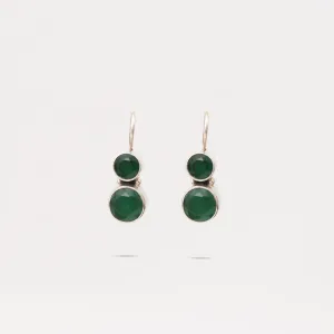 Cute Hydro Emerald Green Earrings