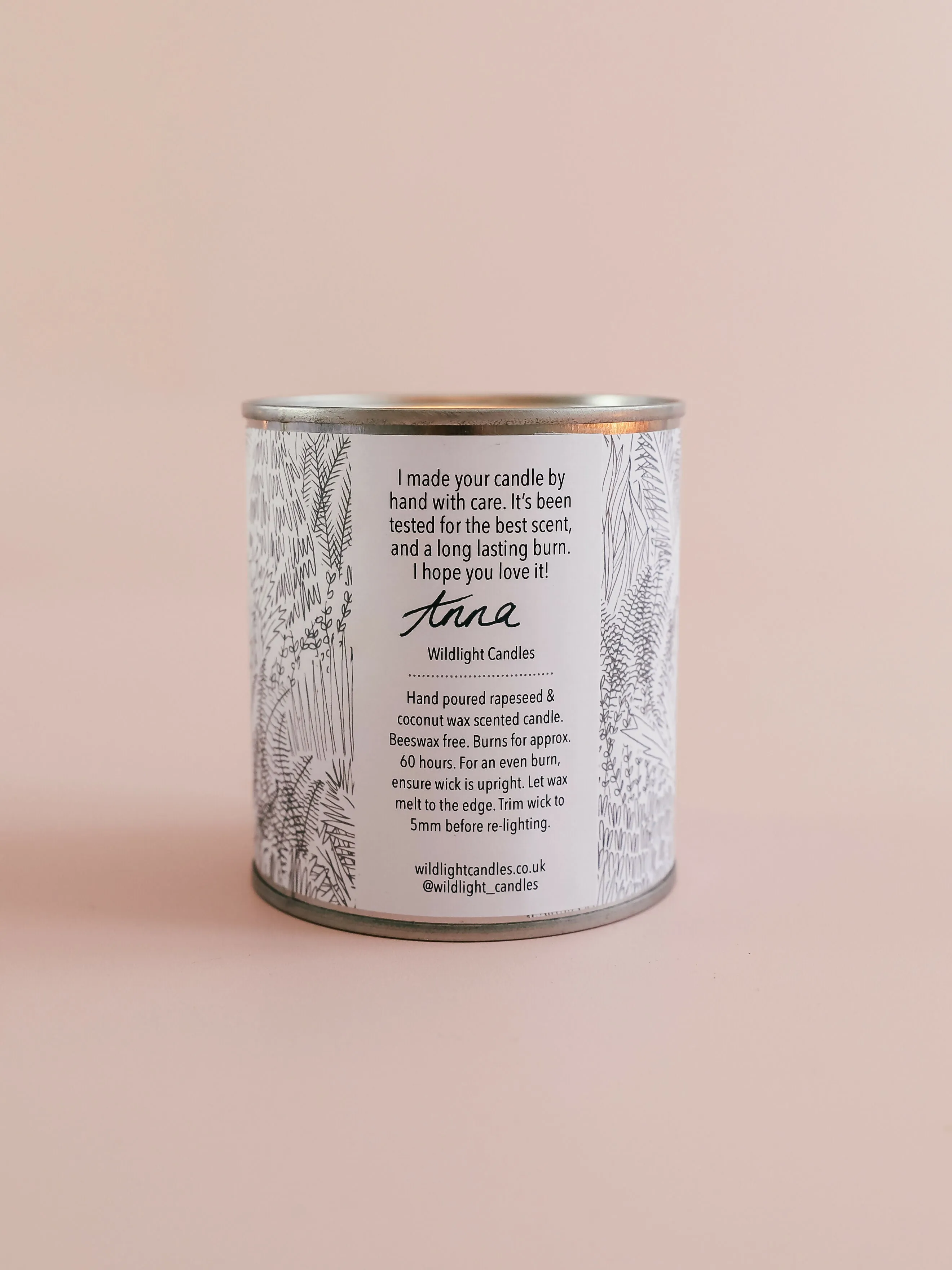 Dark Amber Large Candle