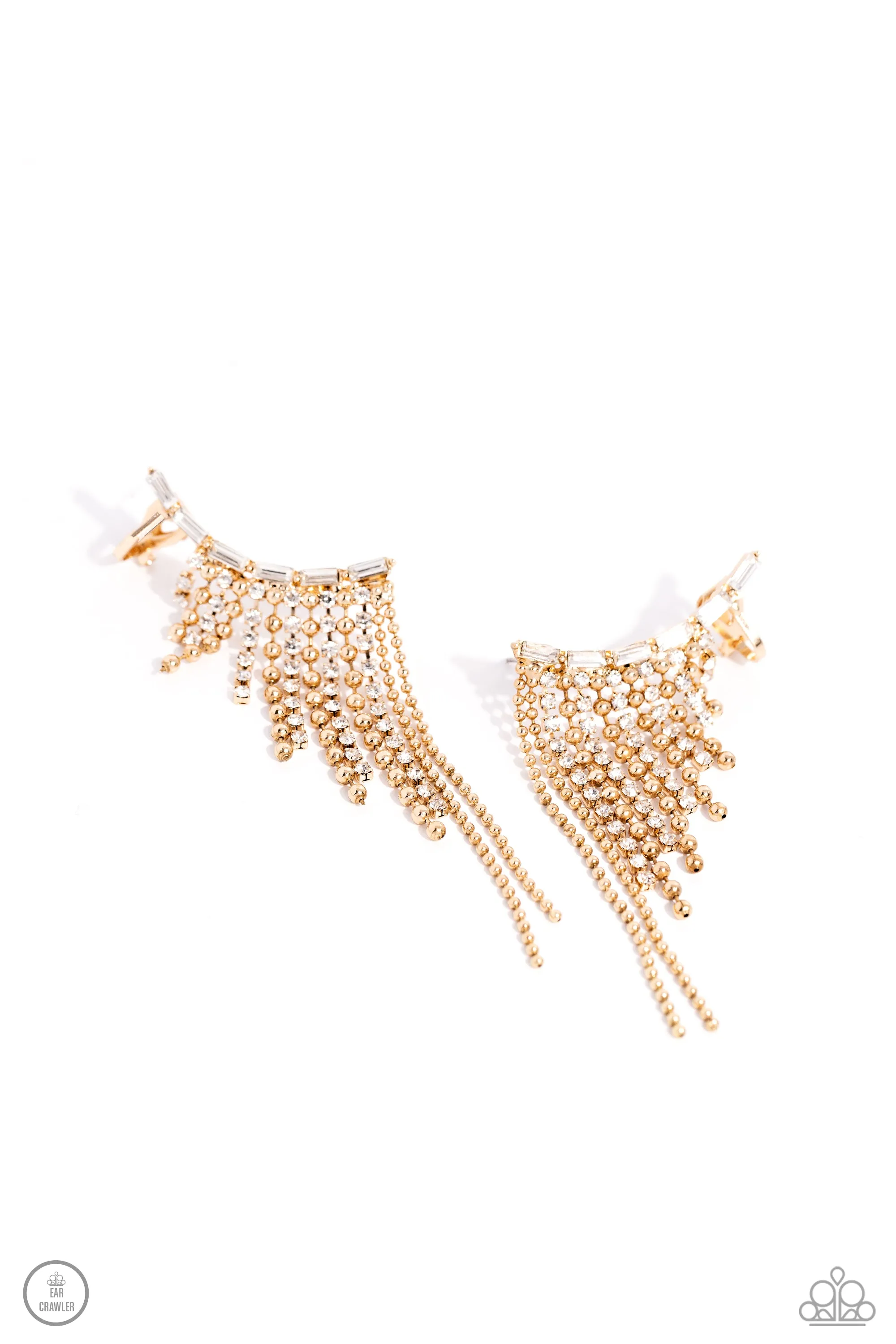 Earrings Tapered Tease - Gold Earcrawlers E518