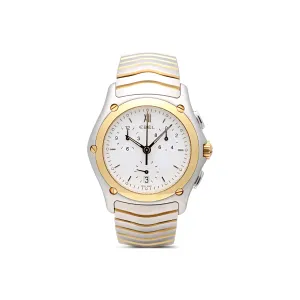 Ebel Classic Wave Chronograph Steel & Gold Bracelet
