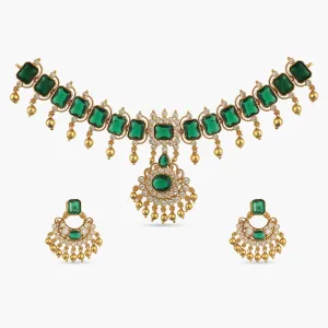 Emerald Shine CZ Choker Set