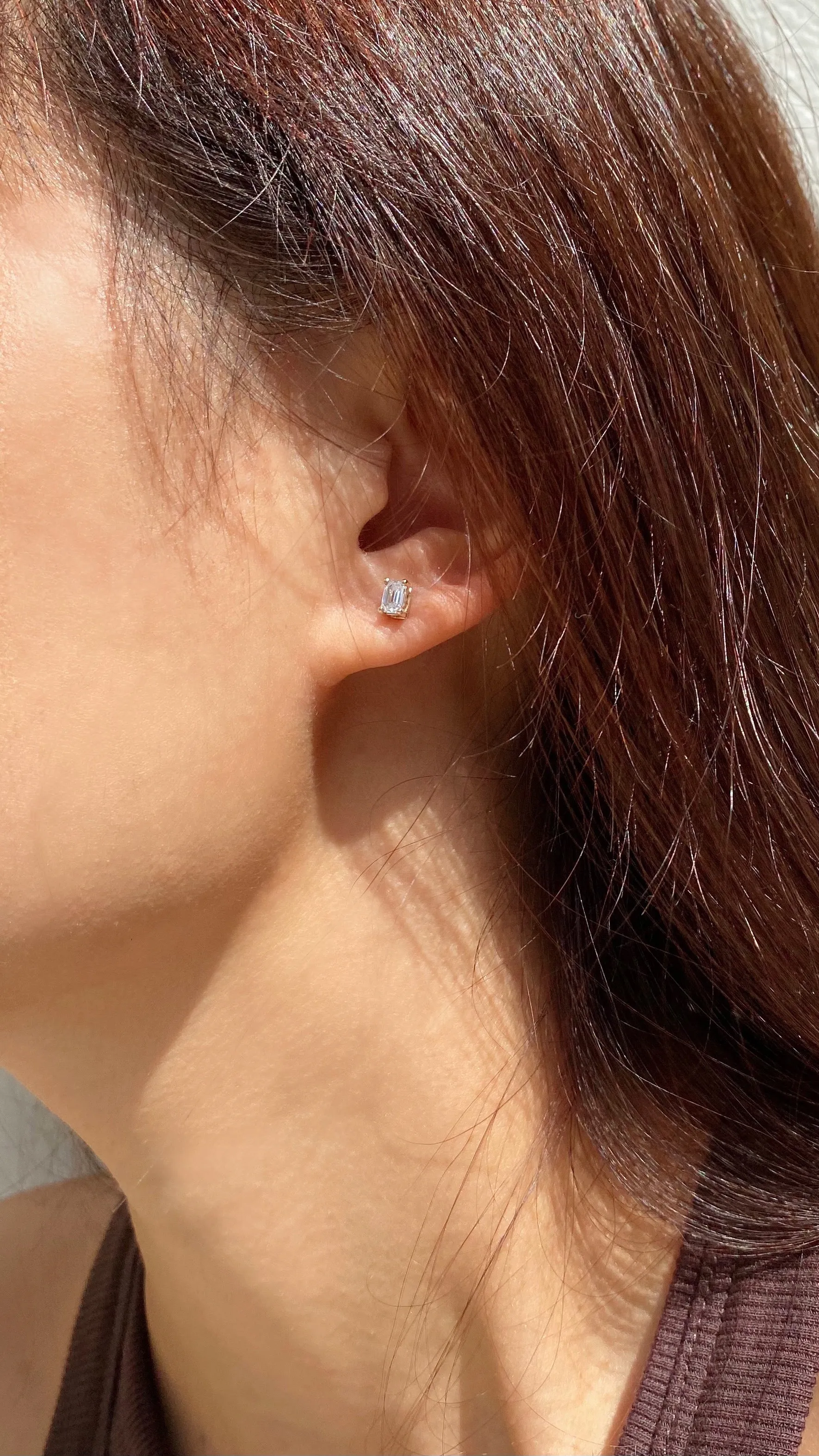 Esma Stud 0.25ct 9K Yellow Gold