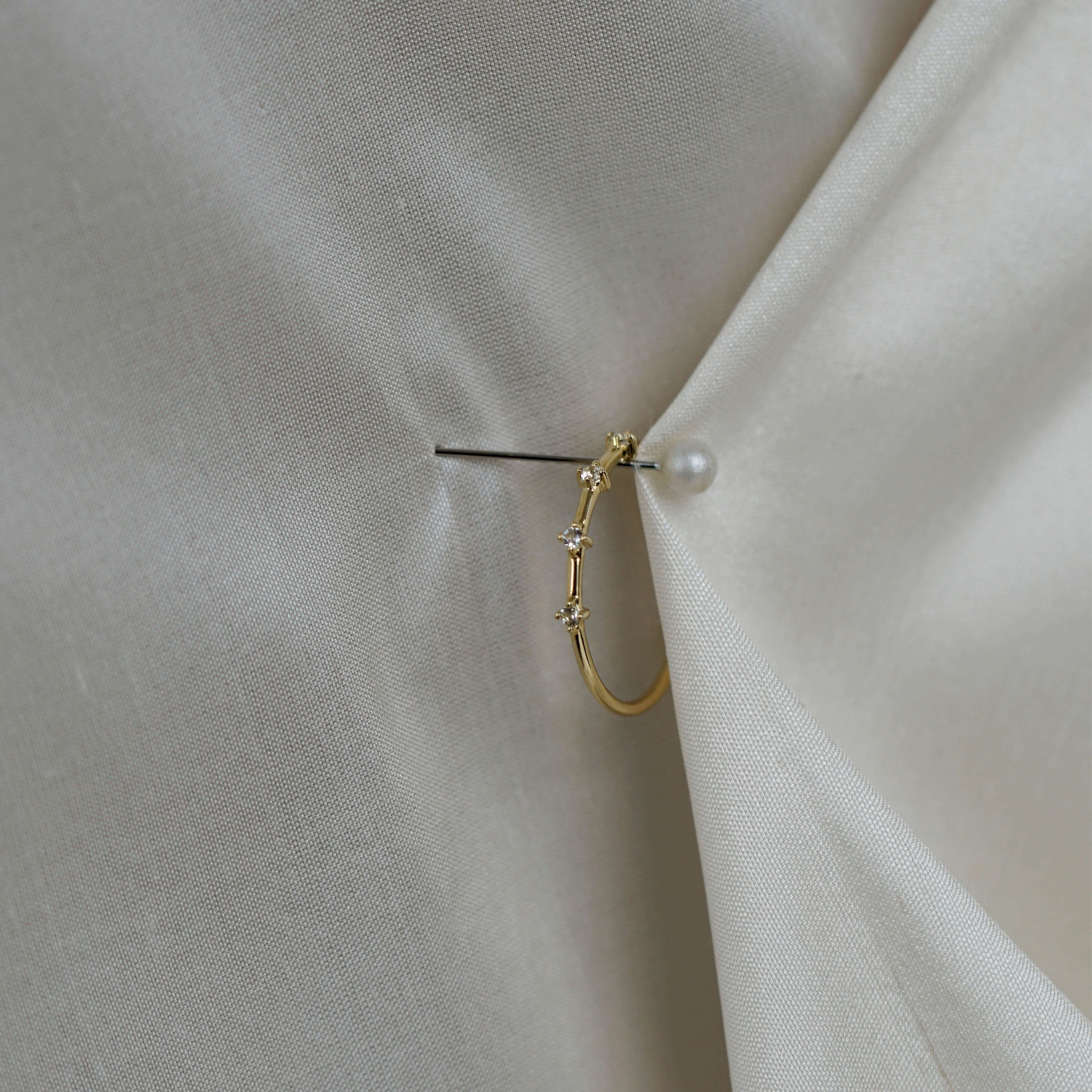 Four Stone Bamboo Ring