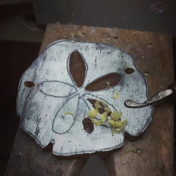 Friends ~ Sand Dollar (Small) Bangle