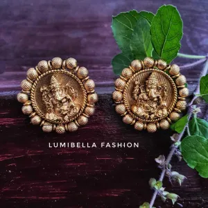 Ganesha Stud Earrings
