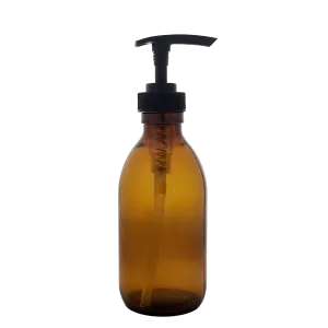 Kates Amber Glass Soap Bottle 300ml