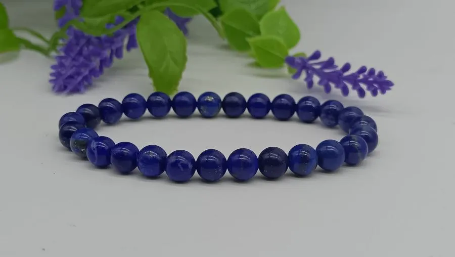 Lapis Lazuli AAA High Grade Beads Bracelet