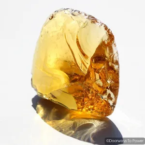 Lemurian Amber Andara Crystal 'Cosmos Glows from Within'
