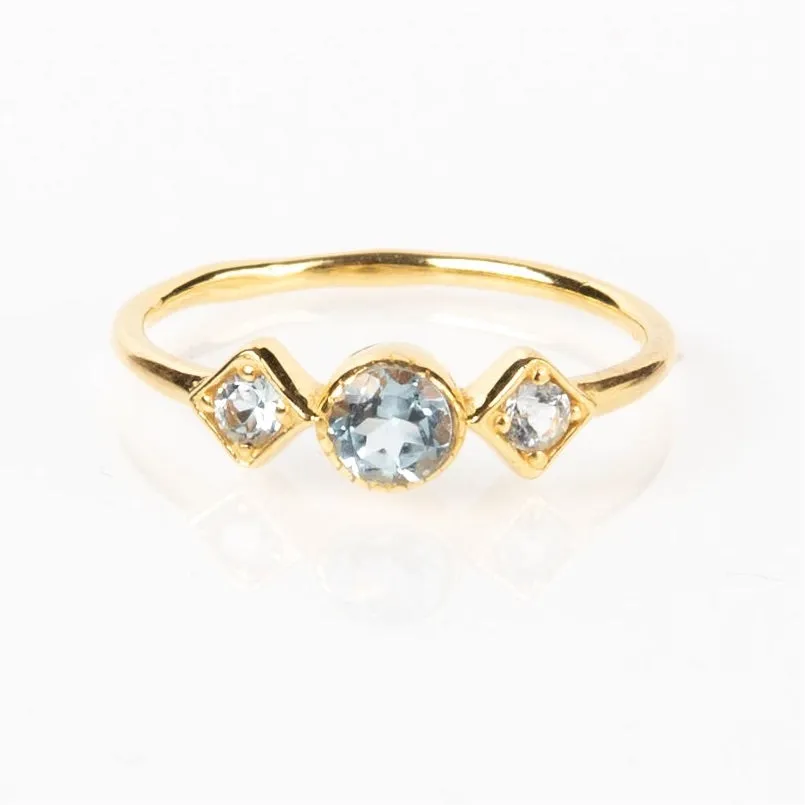 Light Blue Topaz Ring