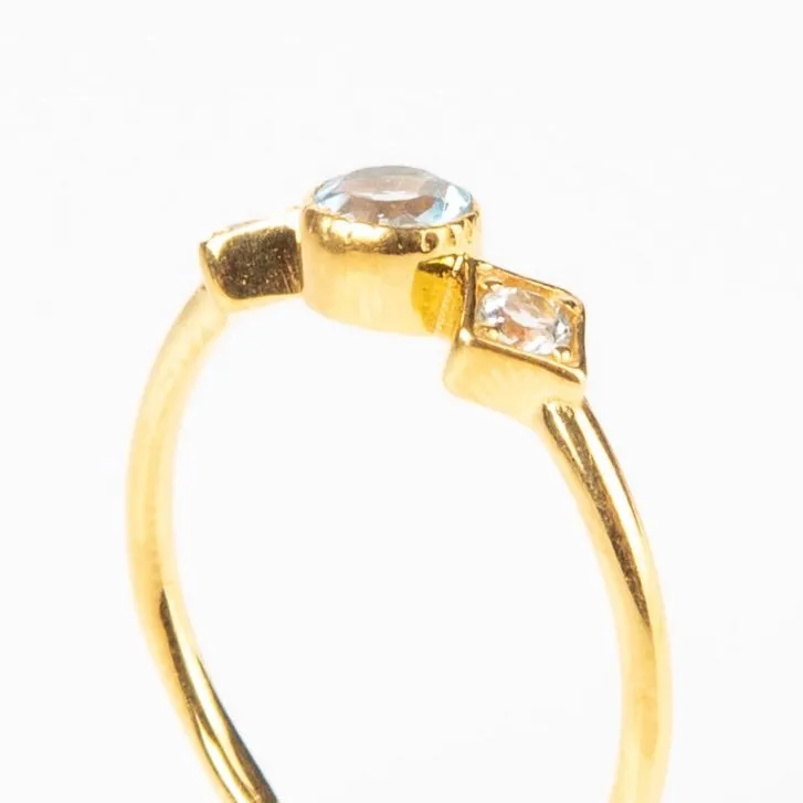 Light Blue Topaz Ring