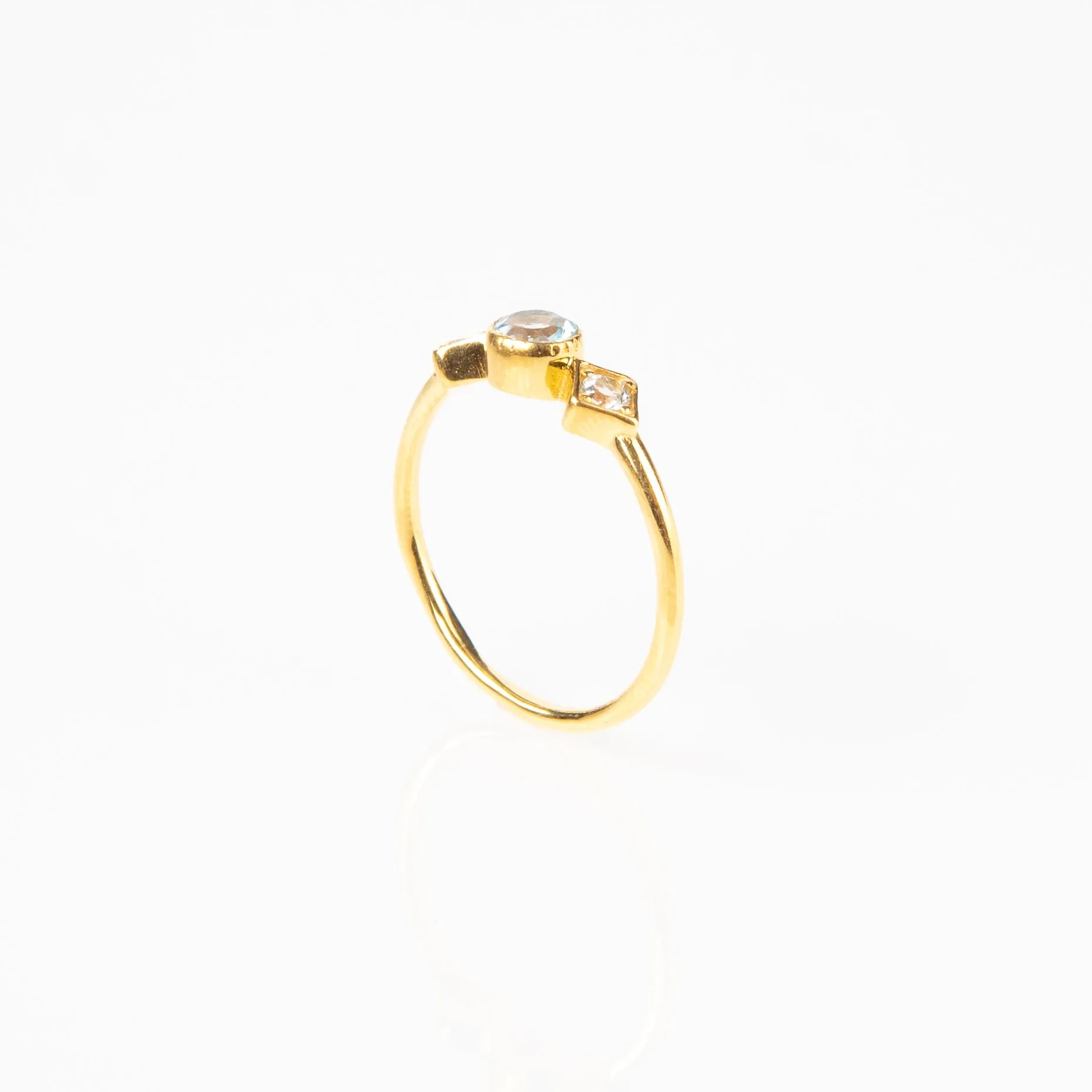 Light Blue Topaz Ring