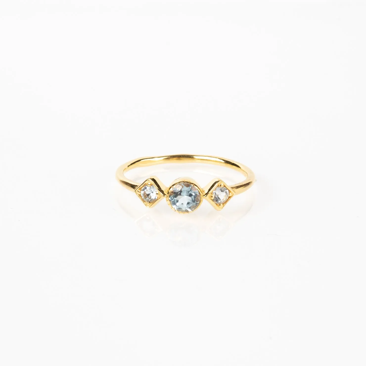 Light Blue Topaz Ring