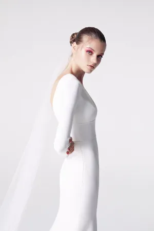 Long Single Tier Veil