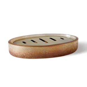 Michael Aram Torched Soap Dish - Amber