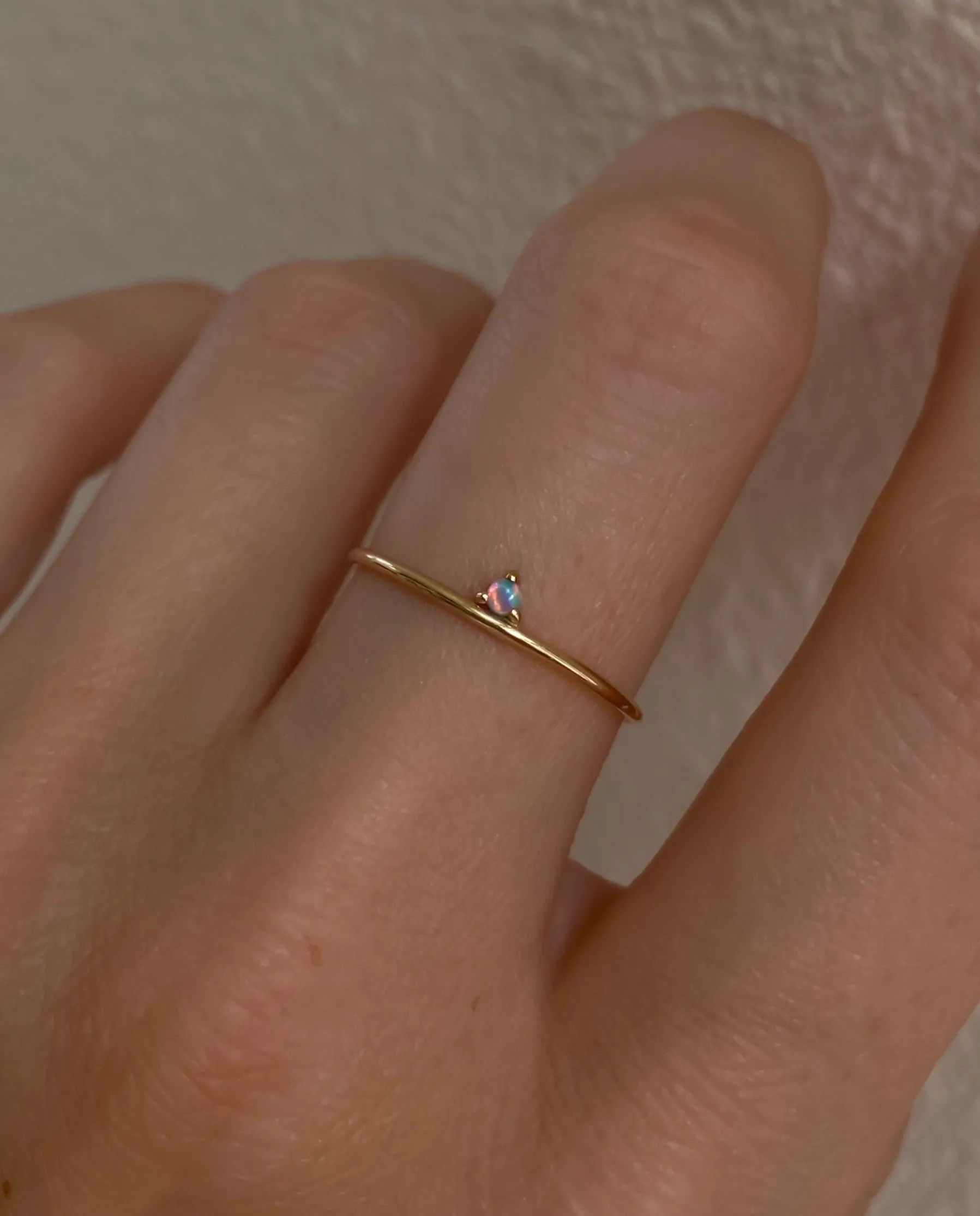 Mina Blue Opal Ring 14K Gold