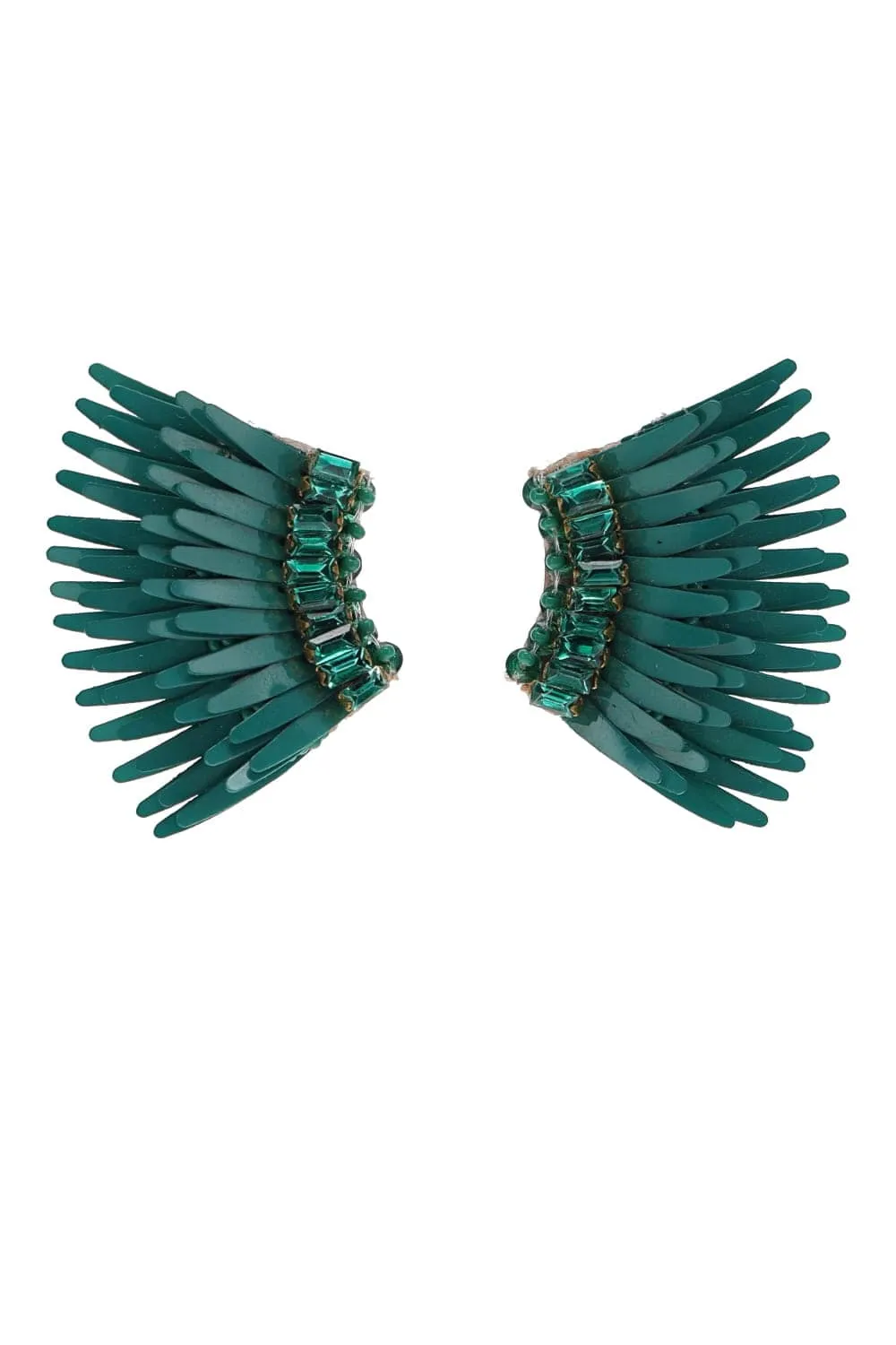 Mini Gem Madeline  Emerald Earrings