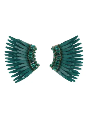 Mini Gem Madeline  Emerald Earrings
