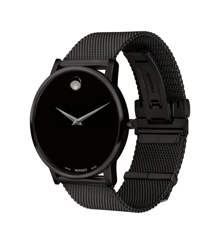 MOVADO Museum Classic Black Watch 0607395