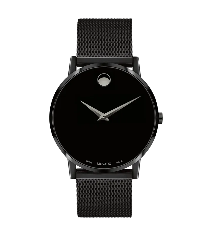 MOVADO Museum Classic Black Watch 0607395