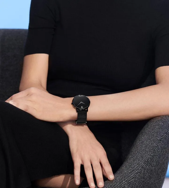 MOVADO Museum Classic Black Watch 0607395