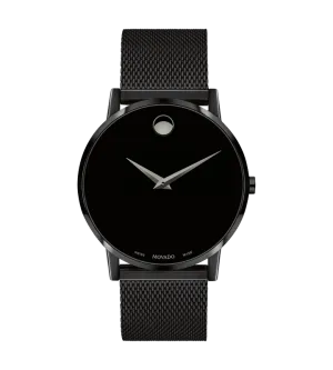 MOVADO Museum Classic Black Watch 0607395