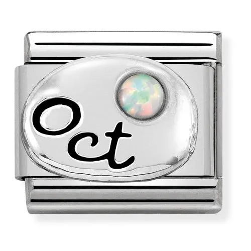 NOMINATION Link Silver October with Opal