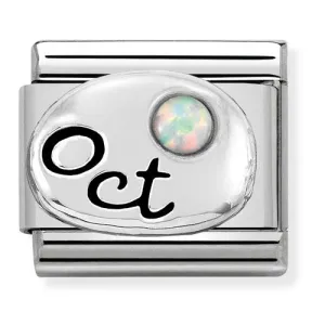 NOMINATION Link Silver October with Opal
