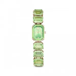 Octagon Cut Green Champagne Gold-tone Finish Watch 5630834