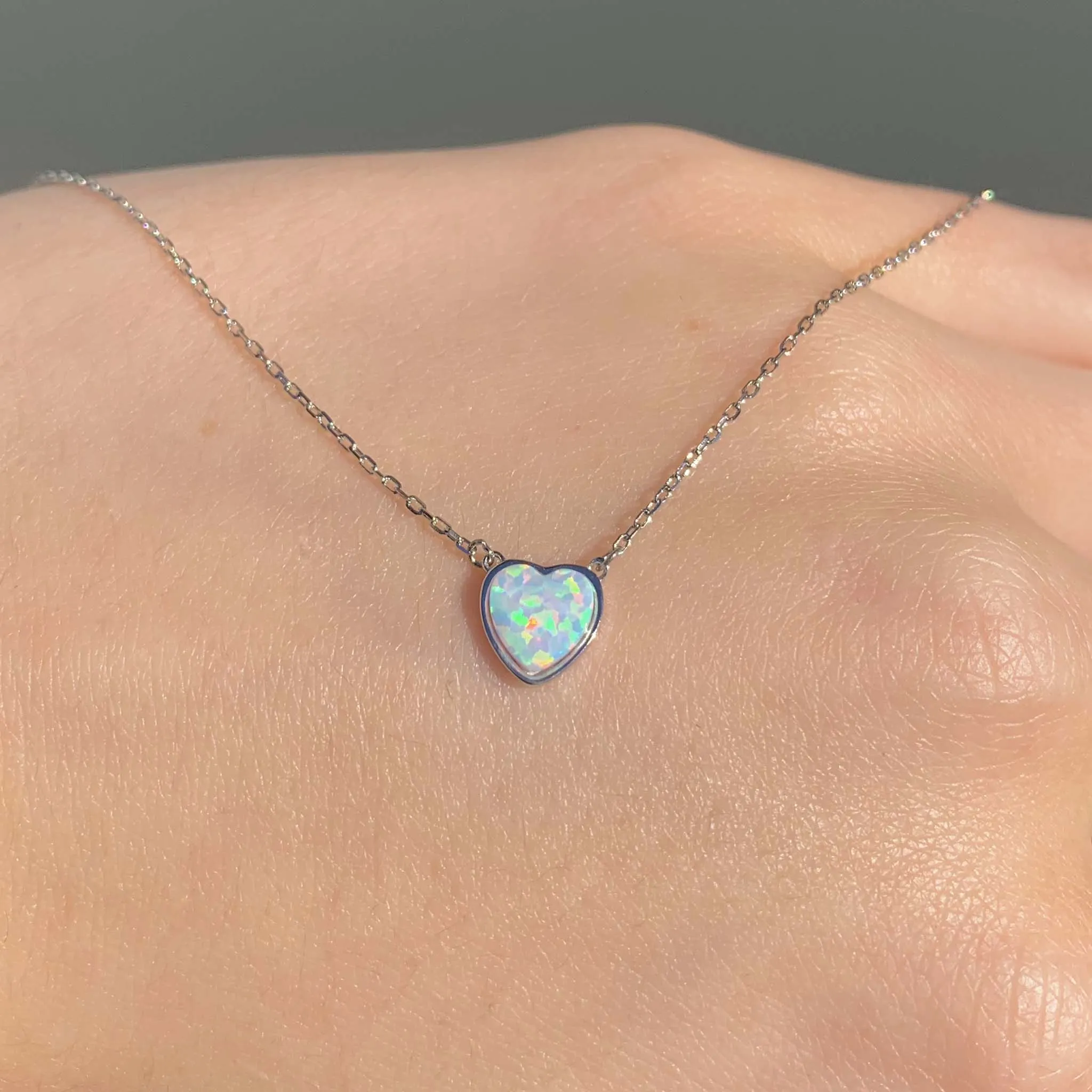 Opal Heart Set